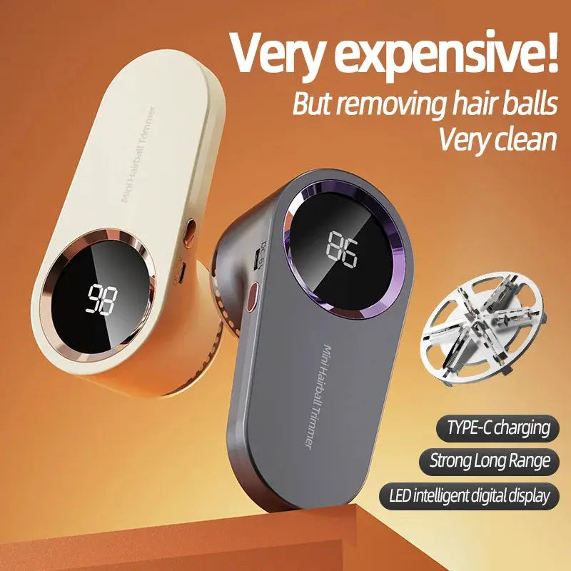 LumiLint LED Portable Digital Lint Remover USB Type C Rechargeable For Gentle Fabric Care And Pill Removal