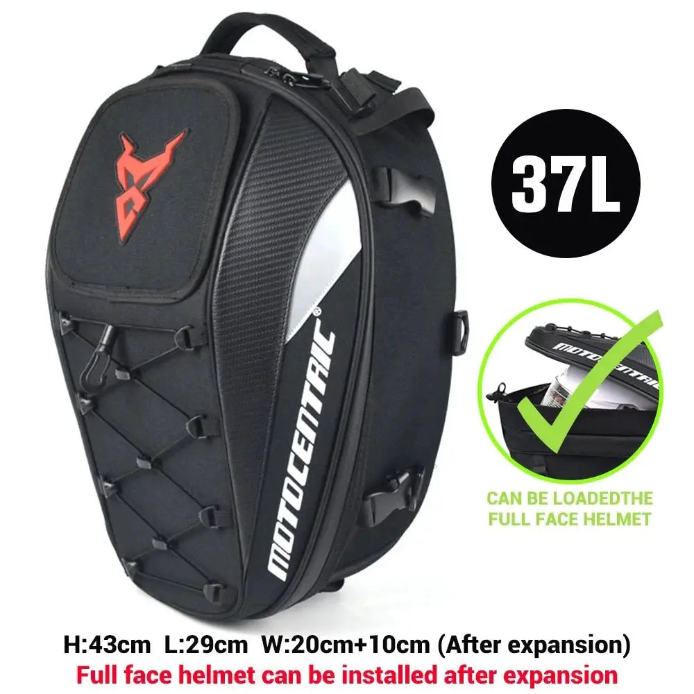 MOTOCENTRIC Multi - Functional Motorcycle Tail Bag - Simples Market