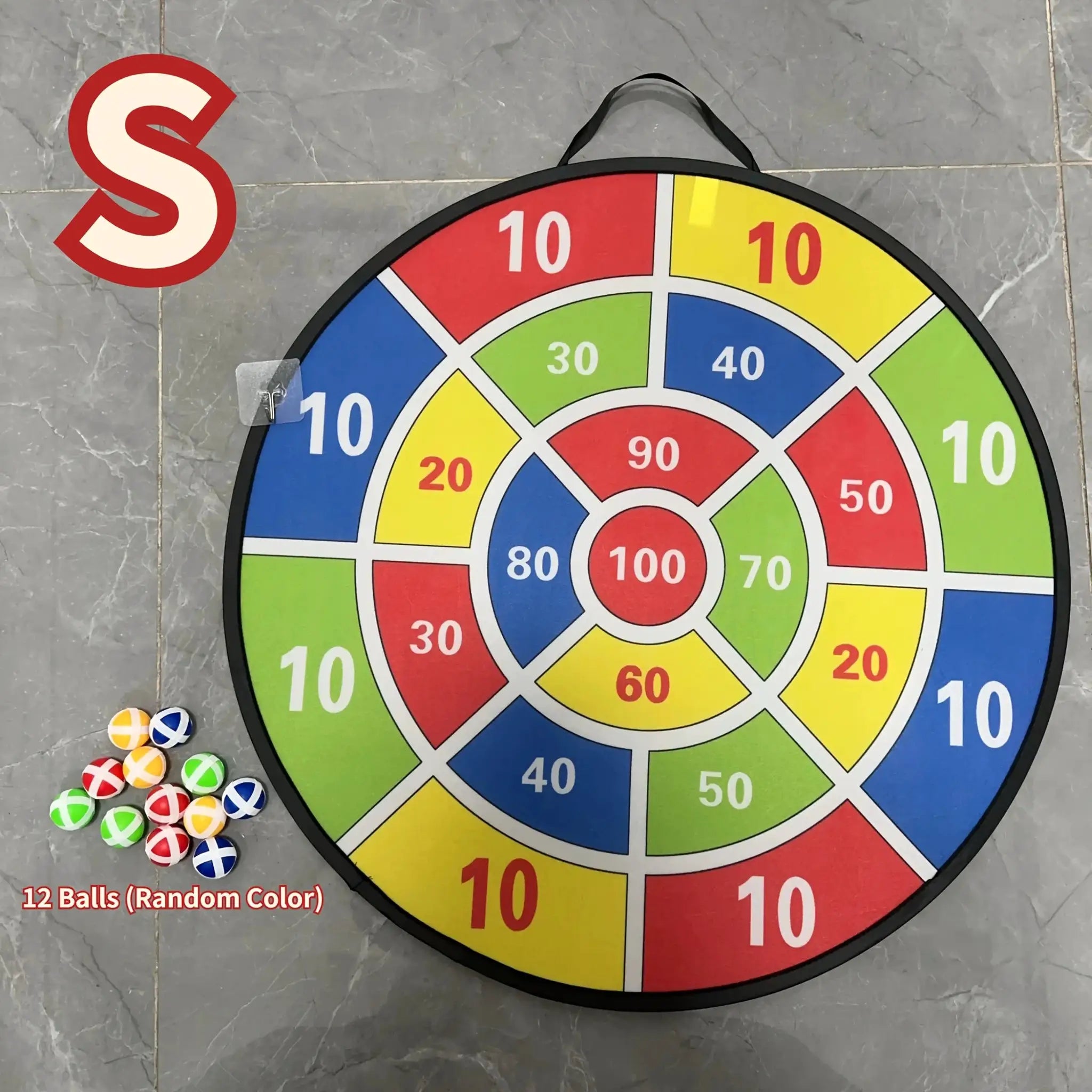 Montessori Throwing Slingshot Target Sticky Ball Dartboard Basketball Board Games Educational Outdoor Toy For Children