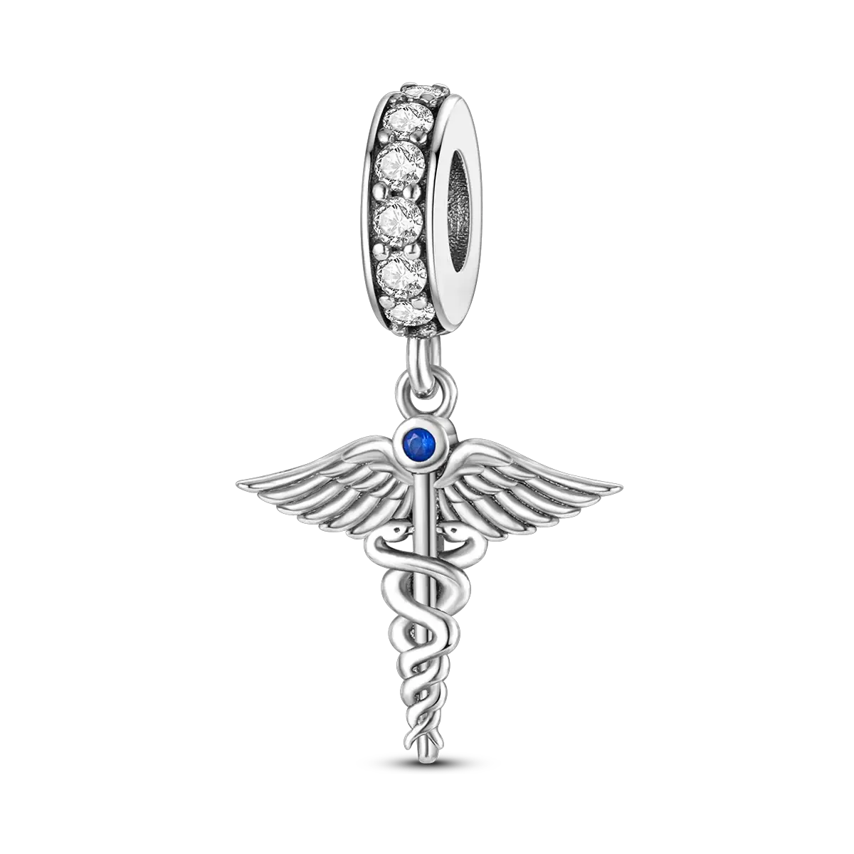 Medicine Cabinet Stethoscope Charm Pendant 925 Silver Bead Charms For MULA Bracelet DIY Fine Jewelry Making
