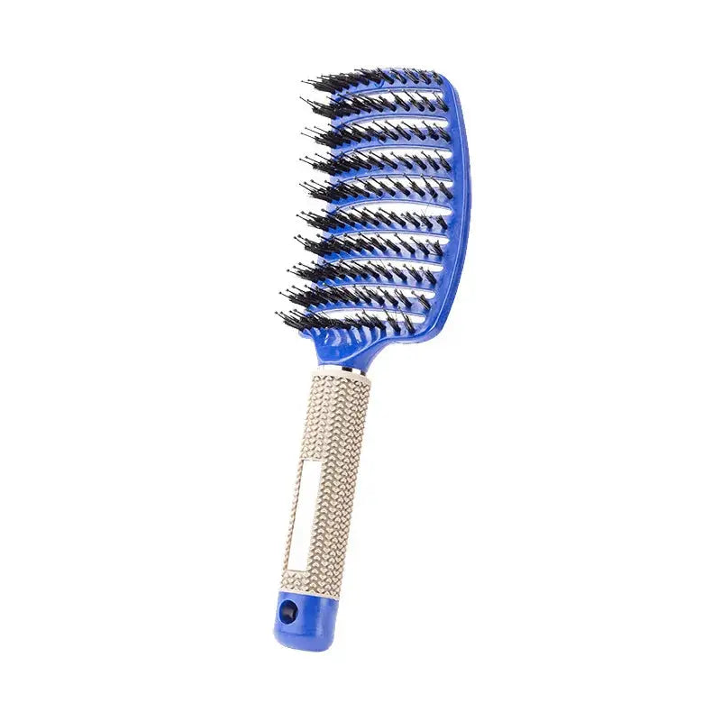Hair Brush With Scalp Massage Comb Boar Bristle Nylon Detangling For Wet Curly Hair Women Hairdressing Styling Tool