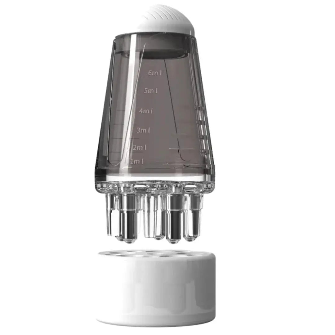 NovaScalp 6ml Scalp Applicator Mini Roller Ball Massager Brush Precise Essential Oil Delivery for Hair Growth