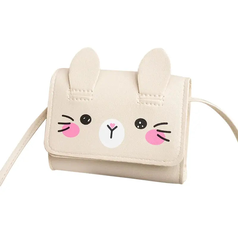 PrincessPop Kids Mini PU Leather Crossbody Handbag For Girls Coin Purse Wallet Cute Mini Bag