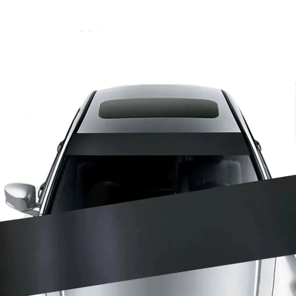 3D Carbon Fiber Vinyl Car Sunshade Stickers Universal Fit Front Windshield And Rear Window Decorative Decals