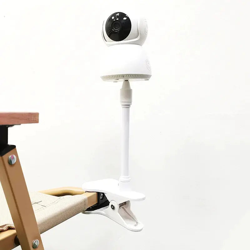 Portable Flexible Camera Clamp Mount With Clip For Baby Monitors Webcams And Security Cameras No Drill Punch Free