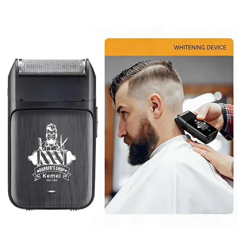 Kemei KM-2299 KM-T366 2-in-1 professional hair clipper set for men, black metal body, Simples Market.