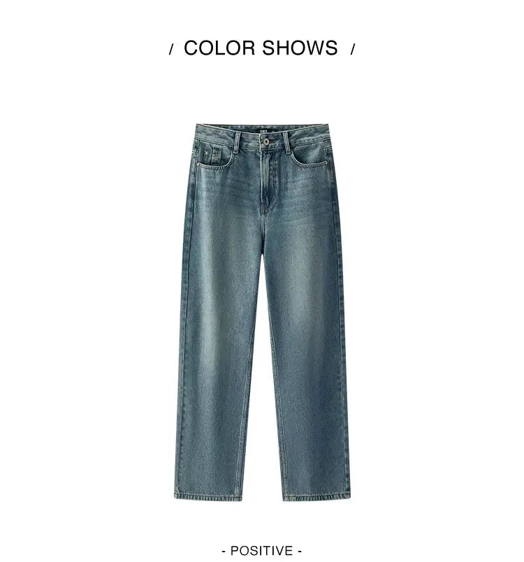 Semir Jeans Women Vintage Wide Leg Trousers Spring 2025 Soft Denim