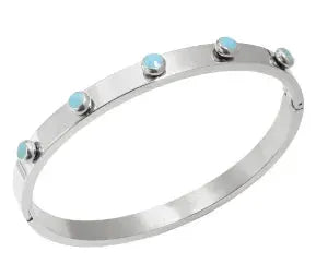 Stainless Steel Zirconia Bracelet For Women Fashion Jewelry Bangles Elegant Accessory