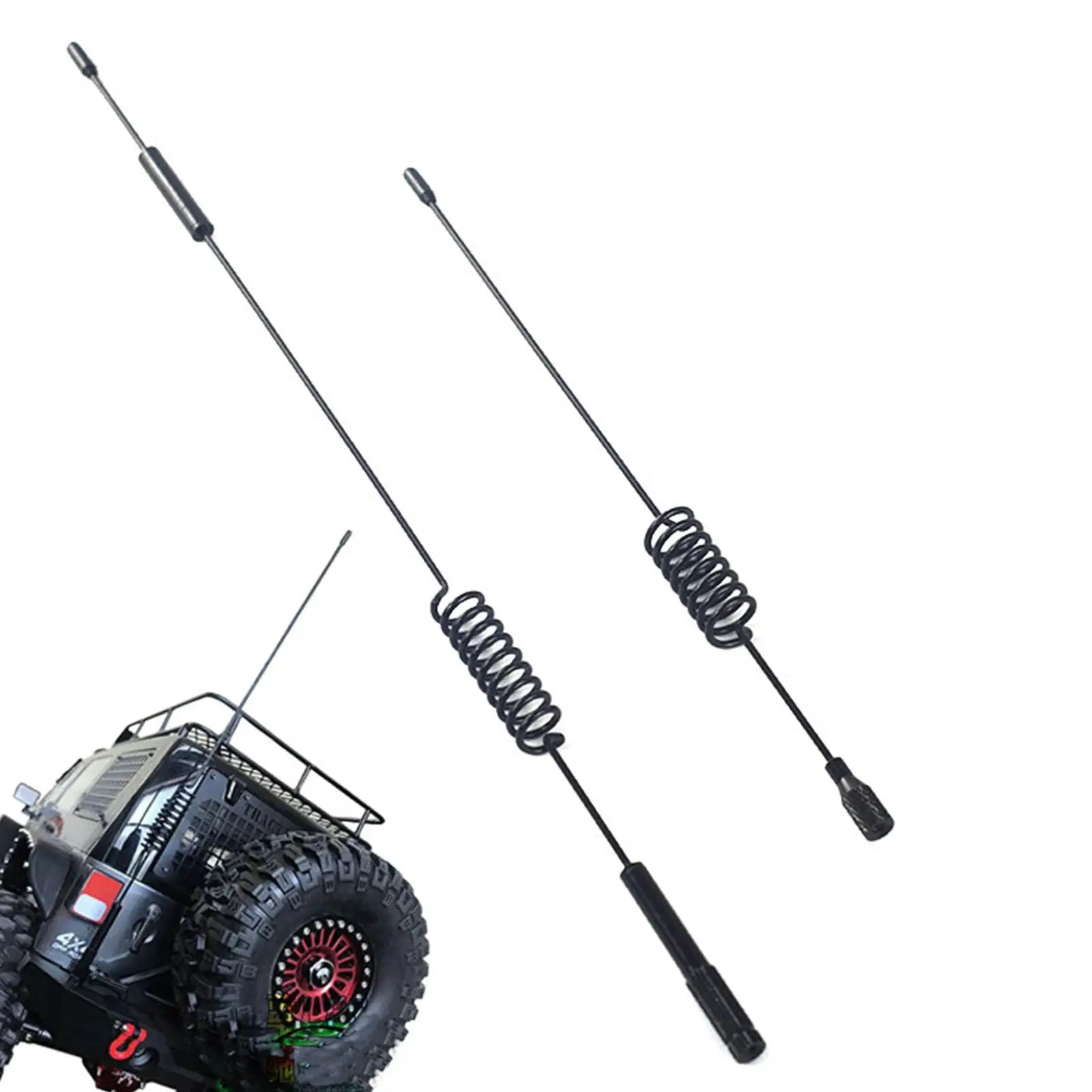 Durable Metal Decorative Antenna For 1 To 10 RC Crawler Traxxas TRX4 Defender Upgrade For Realistic Scale Detailing