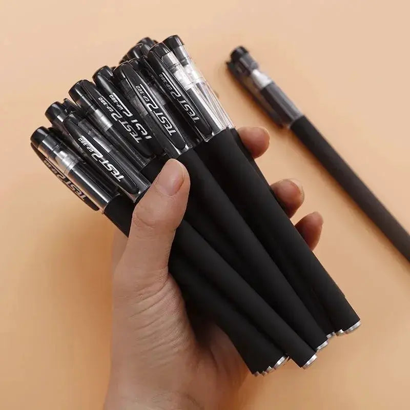 Ten Piece Gel Pen Set For Students Exams Office And Note Taking With Smooth Writing Long Lasting Comfort For Day Use
