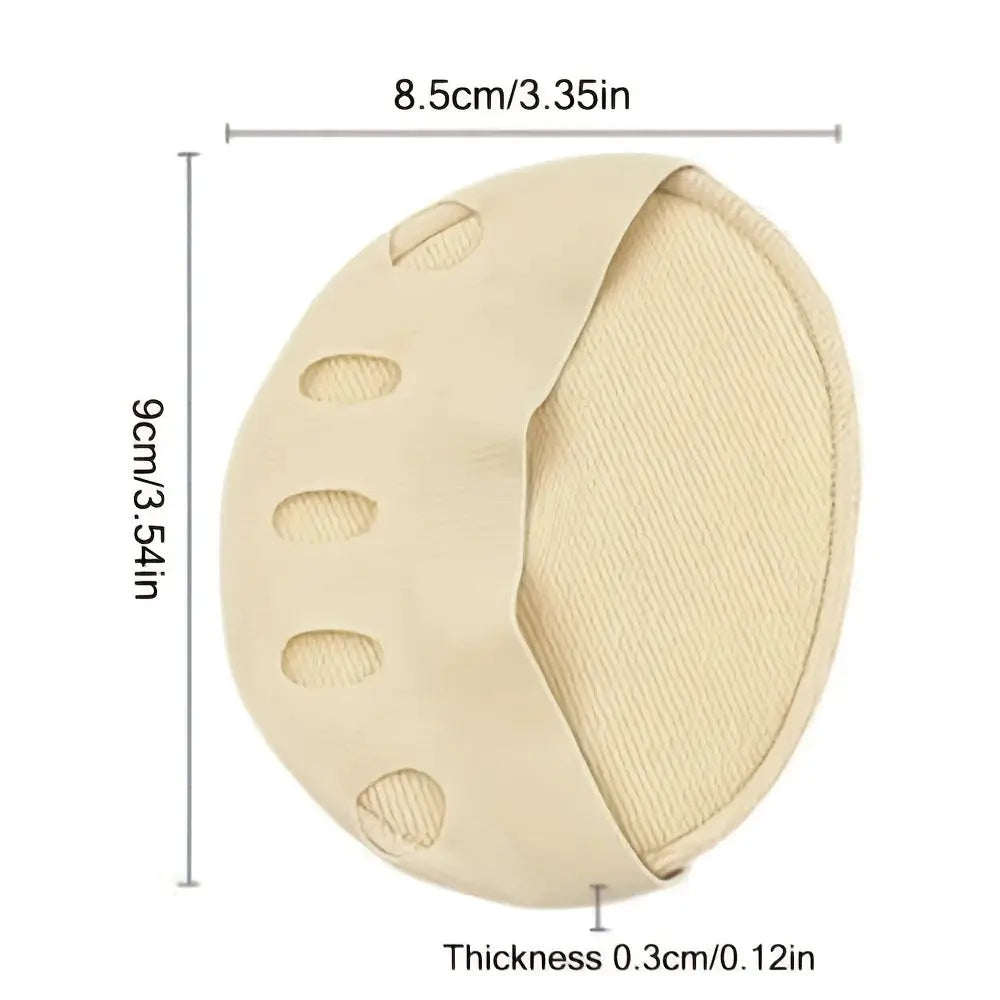 FootEase High Heel Forefoot Pad Soft Invisible Metatarsal Support Non Slip Cushioned Insole