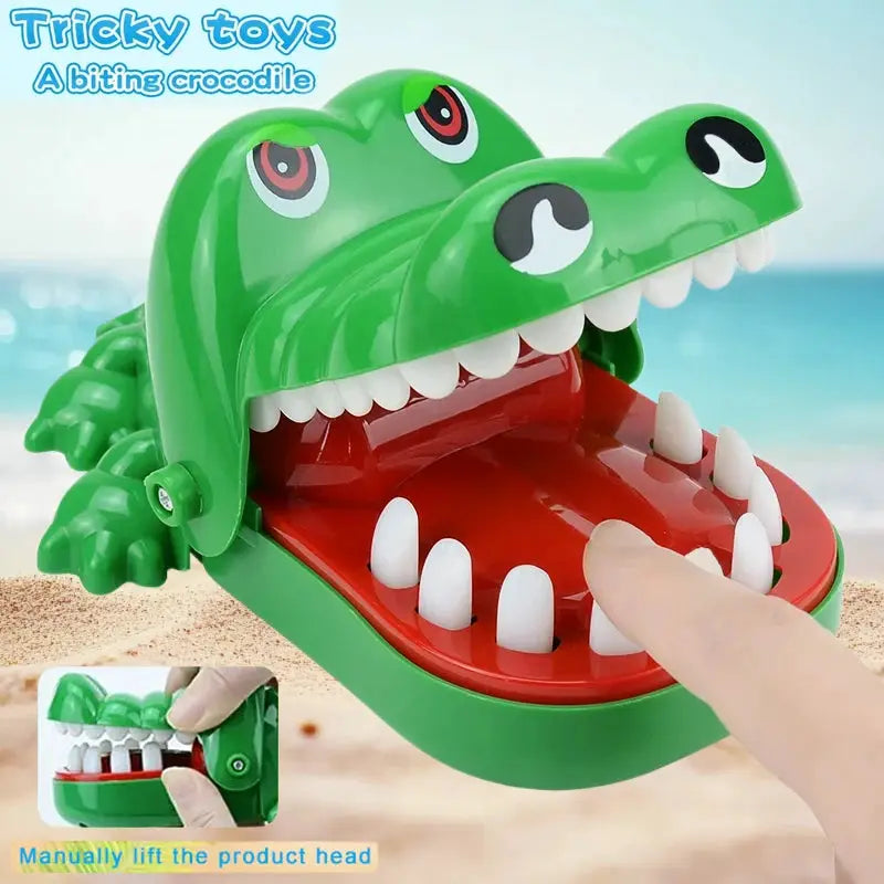 Crocodile Bite Hand Toy for Kids and Families Interactive Stress Relief Party Prank Toy for Parents and Children