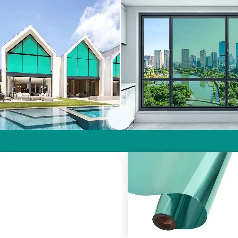 Household Insulated Glass Film For Windows Privacy Protection And Sun Protection One Way Mirror Window Film