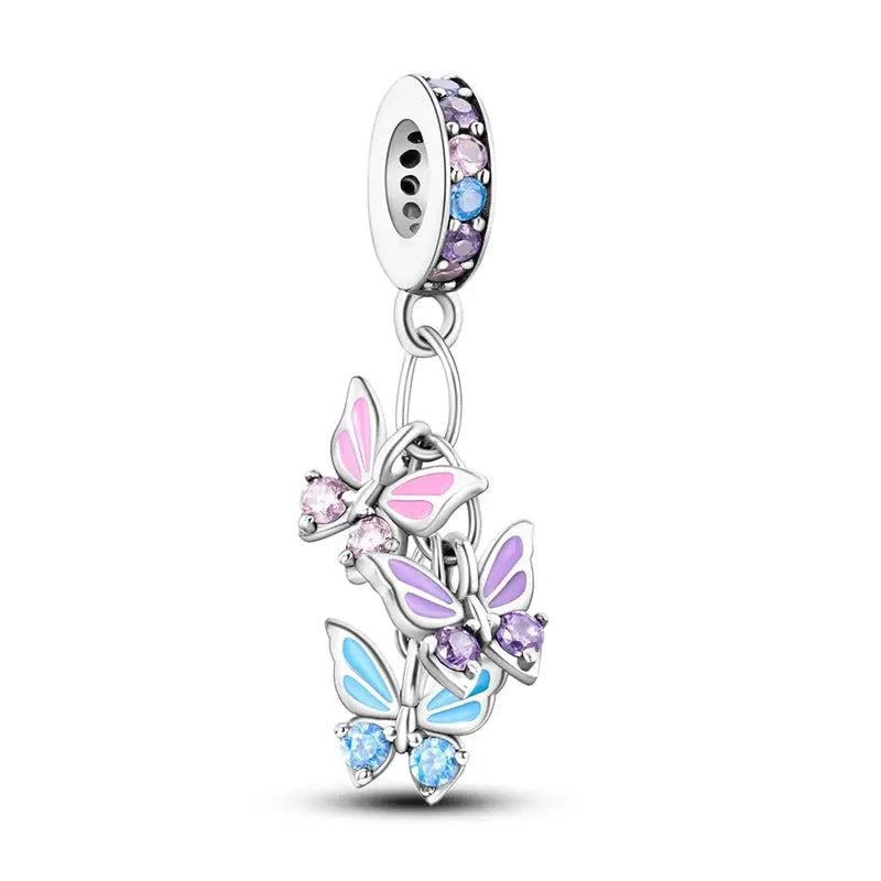 Original 925 Silver Charms Beads For Pendant Charm Bracelet Dangle For Women DIY Fine Jewelry Making Hot Sale