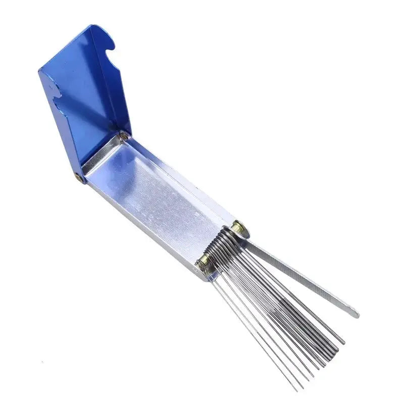 Guitar Nut and Saddle Polishing Files Set DIY Slotting Kit Dual Cutting Edge Luthier Tool