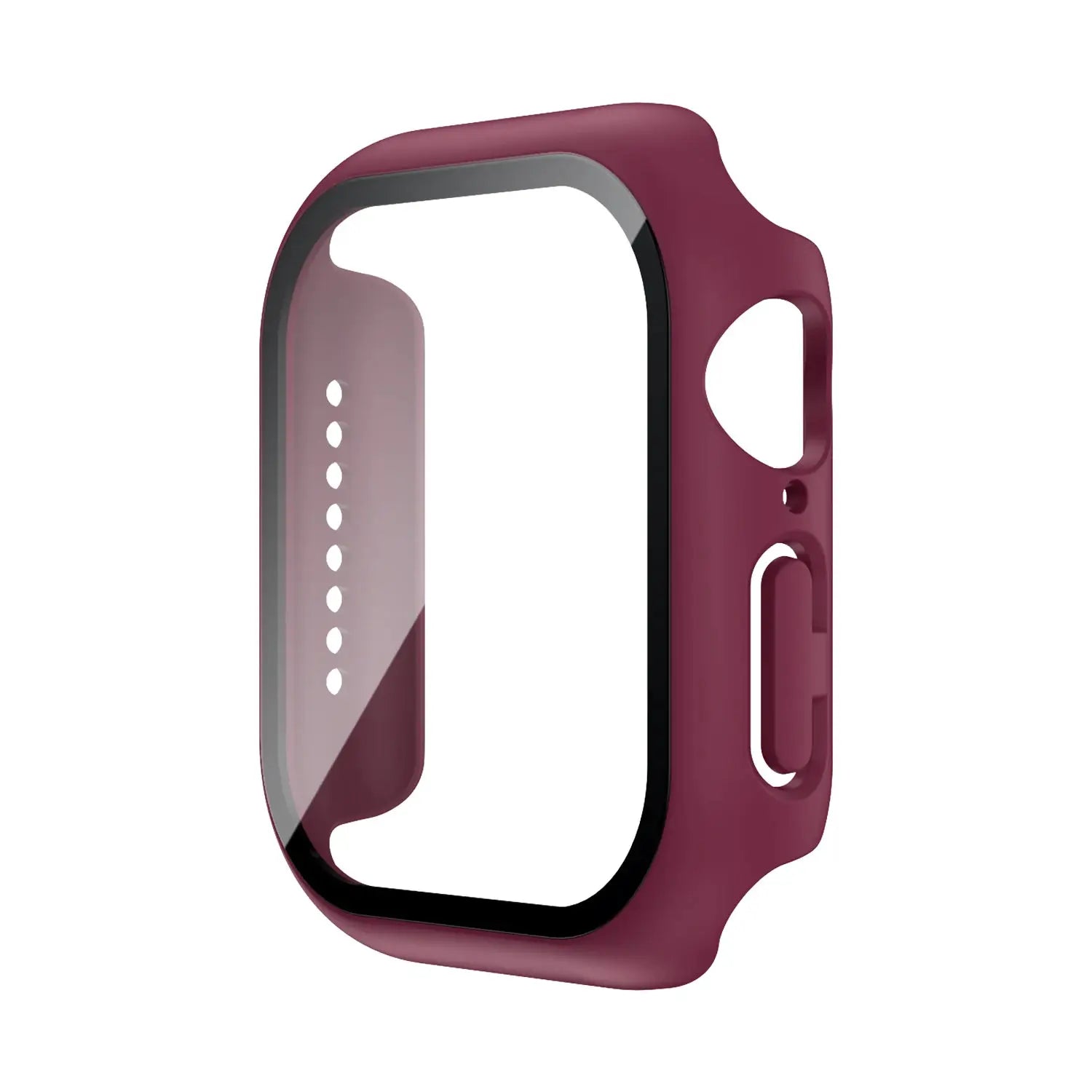 Tempered Glass+Case For Apple Watch 38mm 40mm 41mm 42mm 44mm 45mm 46mm Screen Protector Protective Cover iWatch 10 8 7 9 6 SE 5