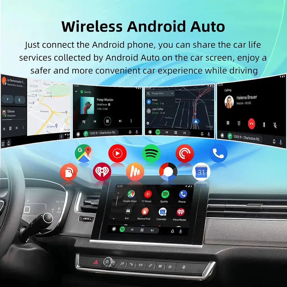 Wireless CarPlay Android Auto multimedia interface for Peugeot/Citroën SMEG MRN cars by Simples Market