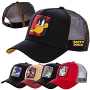 Unisex Anime Cartoon Patch Baseball Cap High Quality Trucker Hat Men Women Sun Shield