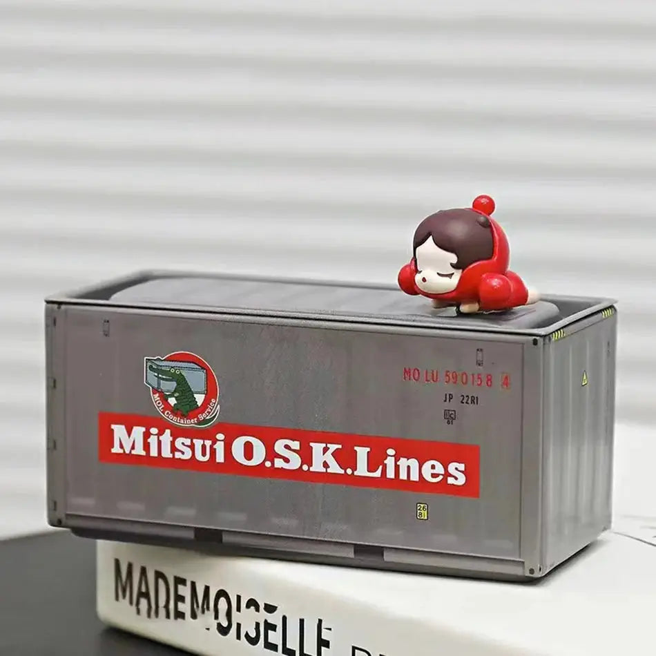 Mini Iron Storage Box Miniature Desktop Organizer Sea Freight Container Design Creative Decoration For Collectors Gift