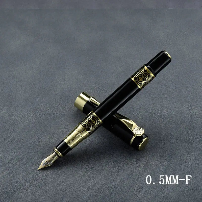 Retro Metal Fountain Pen 1 To 100 Piece Set With Replaceable Ink Elegant Gift For Writing Office And School Supplies