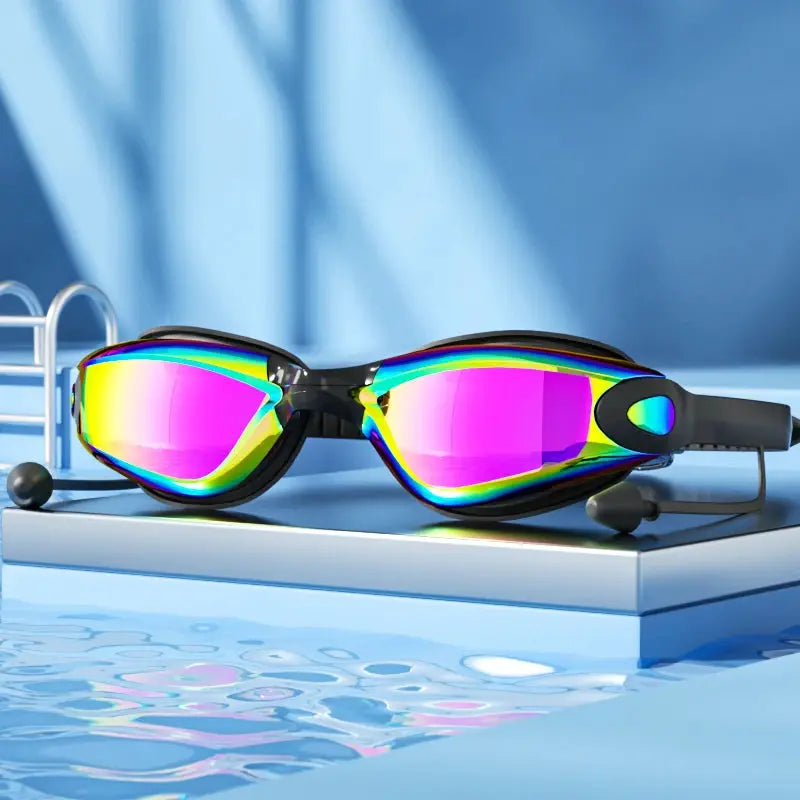 Adult Swimming Goggles HD Clarity Waterproof Anti Fog Unisex Stylish Professional UV Protective