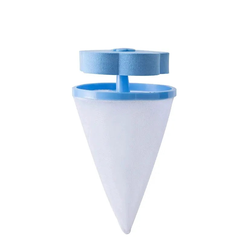 Plum Blossom Washing Machine Filter Hair Catcher Ball Mesh Reusable Pet Fur Lint Cleaner For Laundry