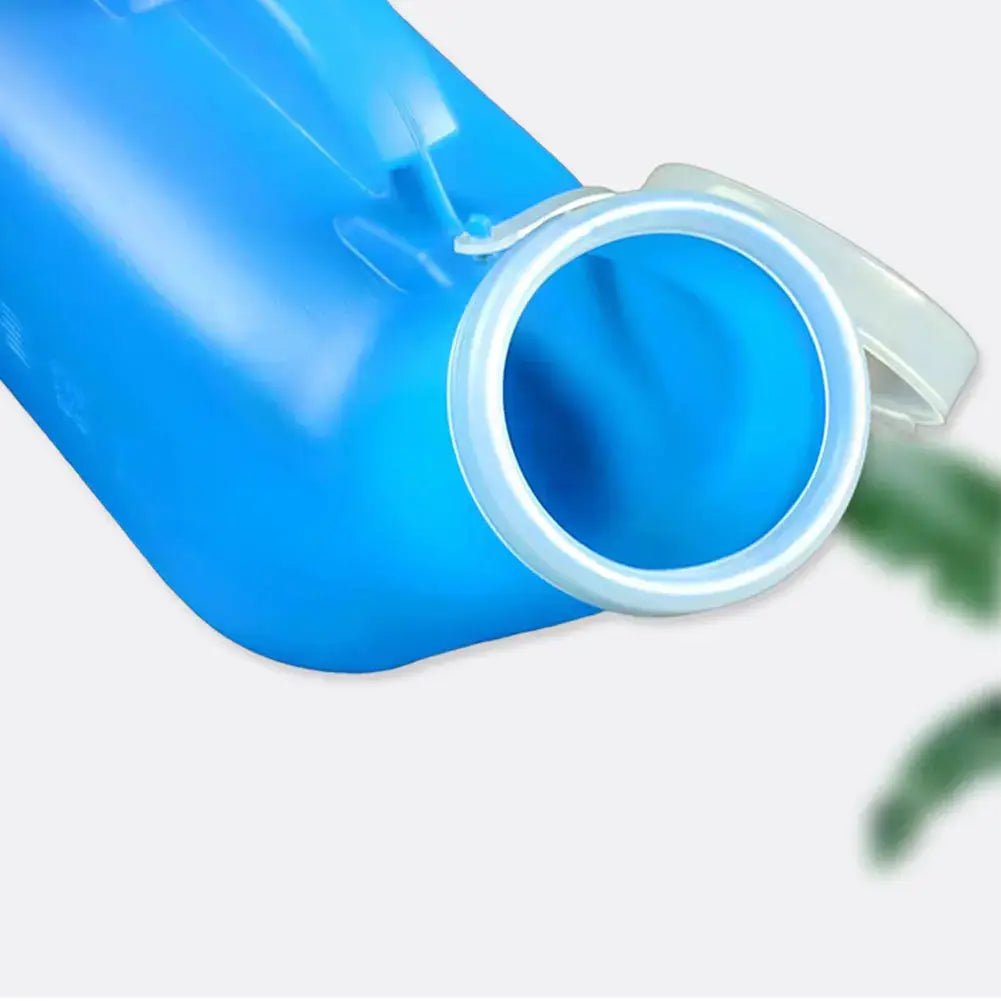 Simples Market 1200ml blue plastic male urinal bottle with lid