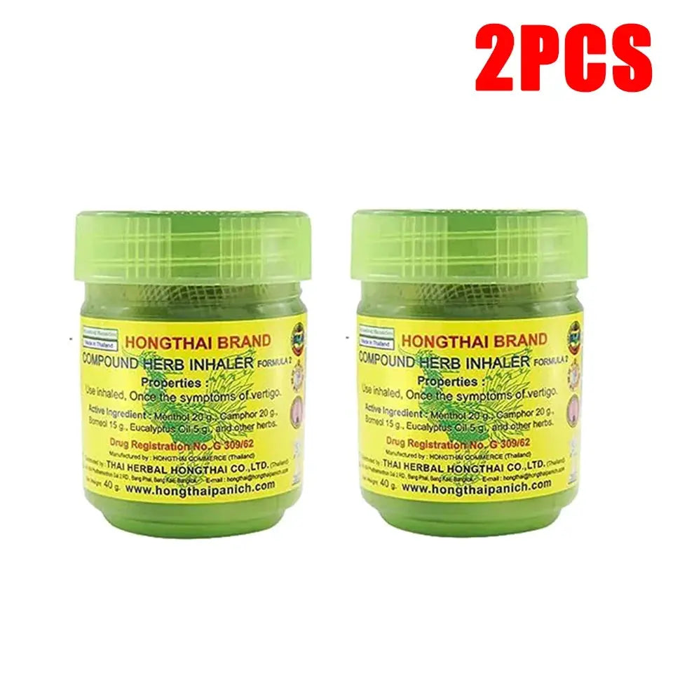 New2026 Thai Herbal Inhalation Inhaler Anti Fatigue Refreshing Licorice Essential Oils Thailand Hongthai Brand
