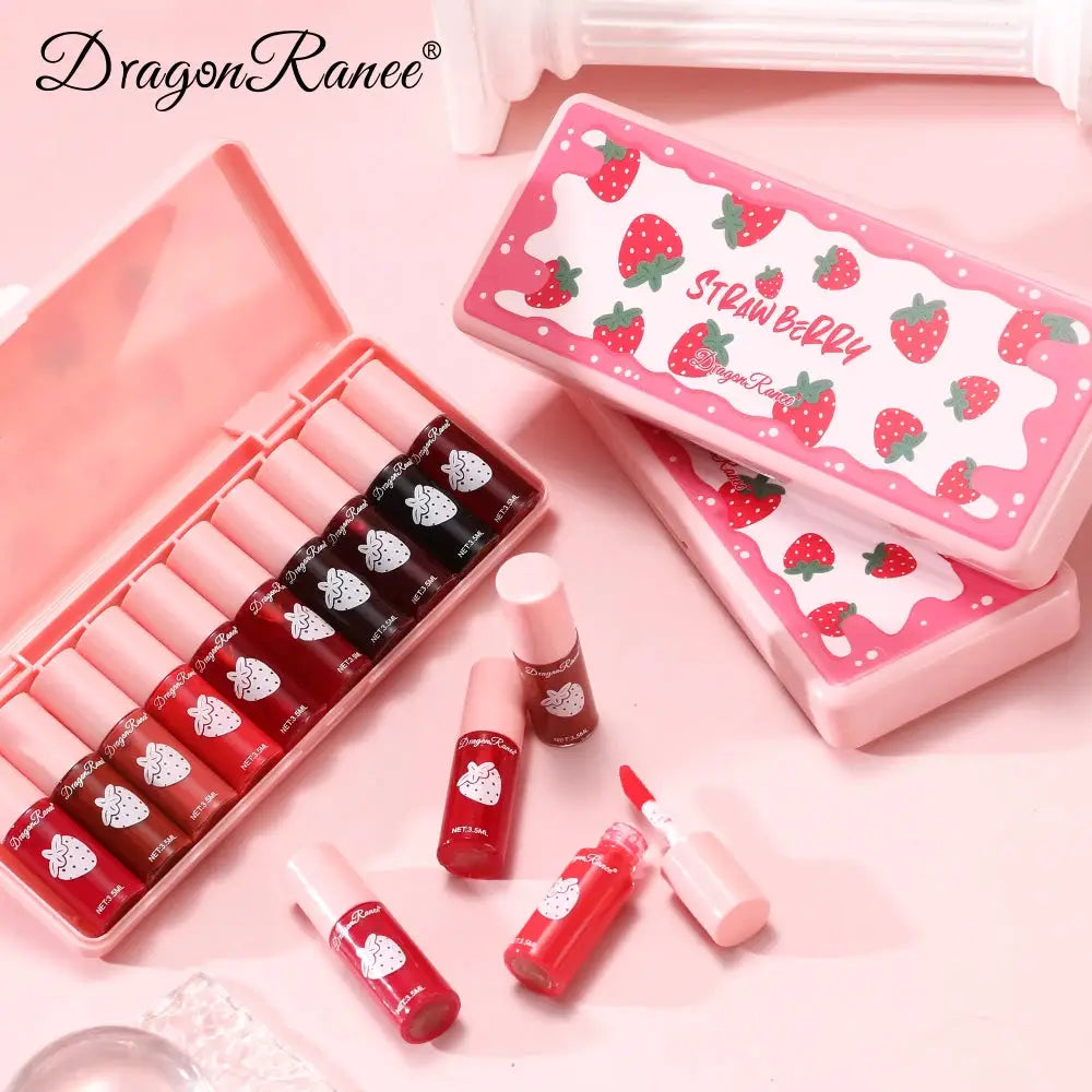 10 Pack Water Stain Lipstick Set Hydrating Lip Lotions With Long Lasting Color Film Non Fading