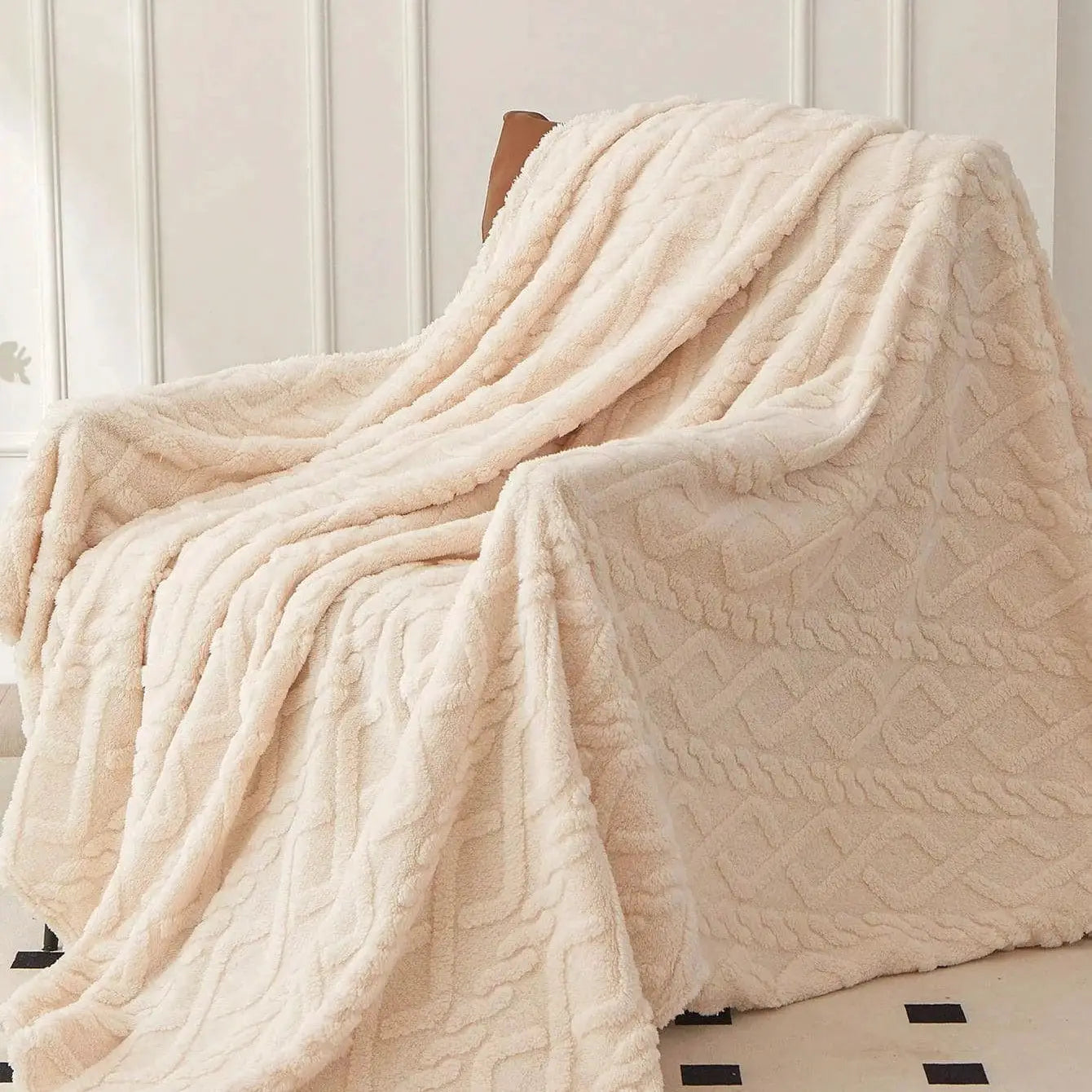 NT LEDIZ 1Pc Single Layer Coral Fleece Blanket Lightweight Multi Purpose Bed Cover For Living Room Sofa Nap
