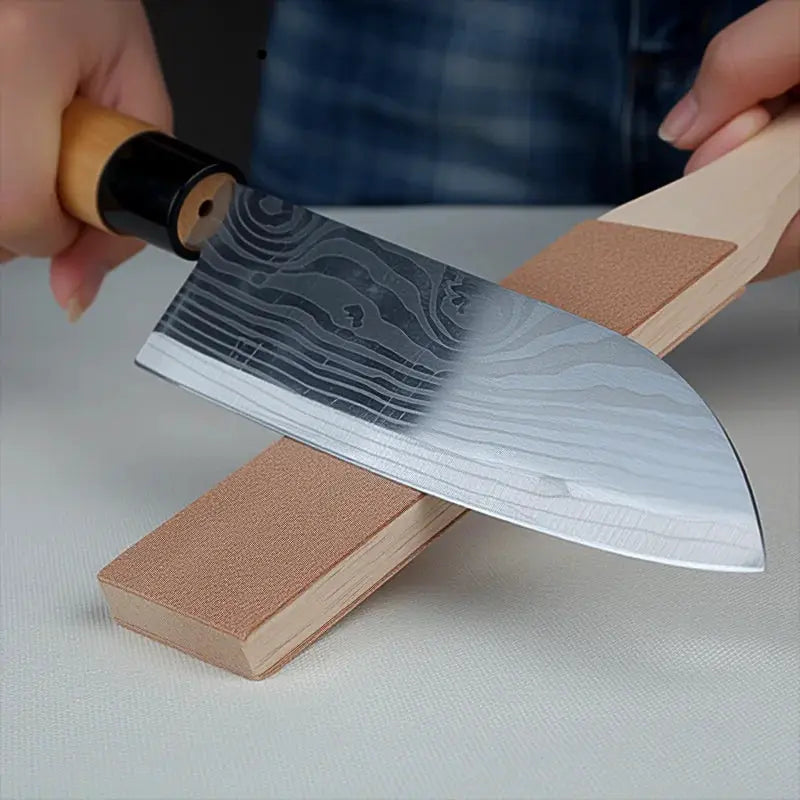 Rolling Knife Sharpener With Magnetic Knife Holder And Diamond Sharpening Stones For 15 And 20 Degree Angles