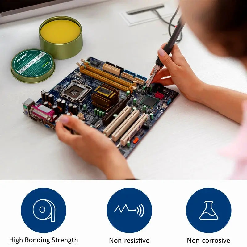 Lead Free Solder Paste Rosin Flux For Electronics Soldering 10g 30g 100g Iron Repair Welding Flux