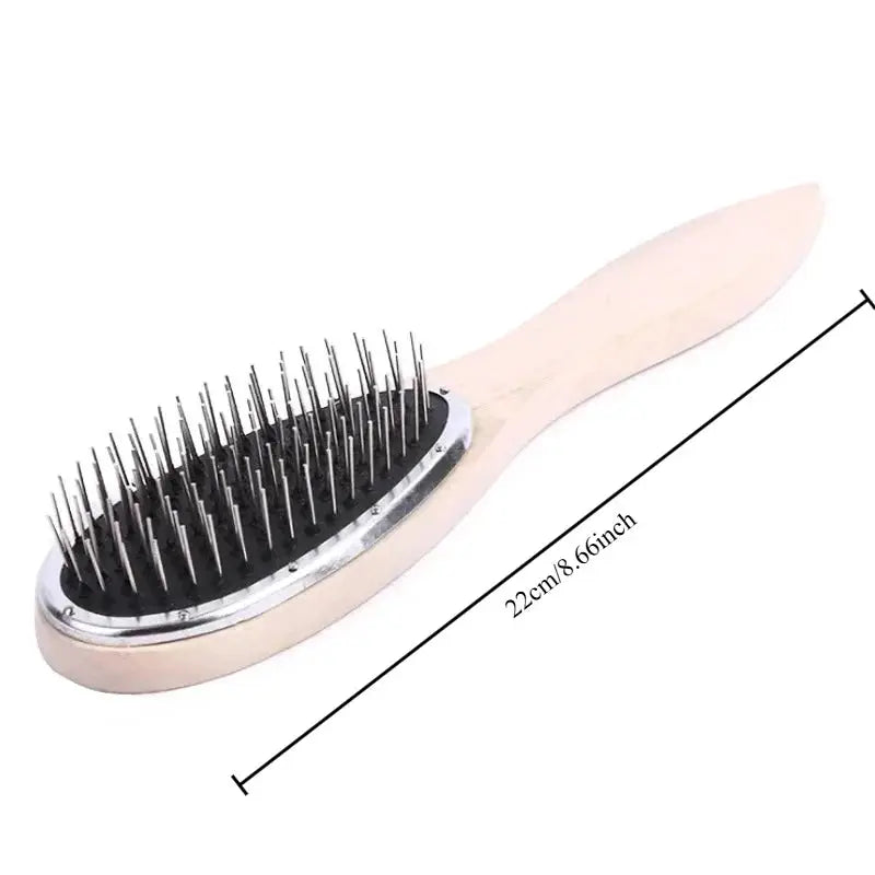 Professional Detangling Steel Comb Anti Static Wig Brush For Hair Extensions Styling Training Tool