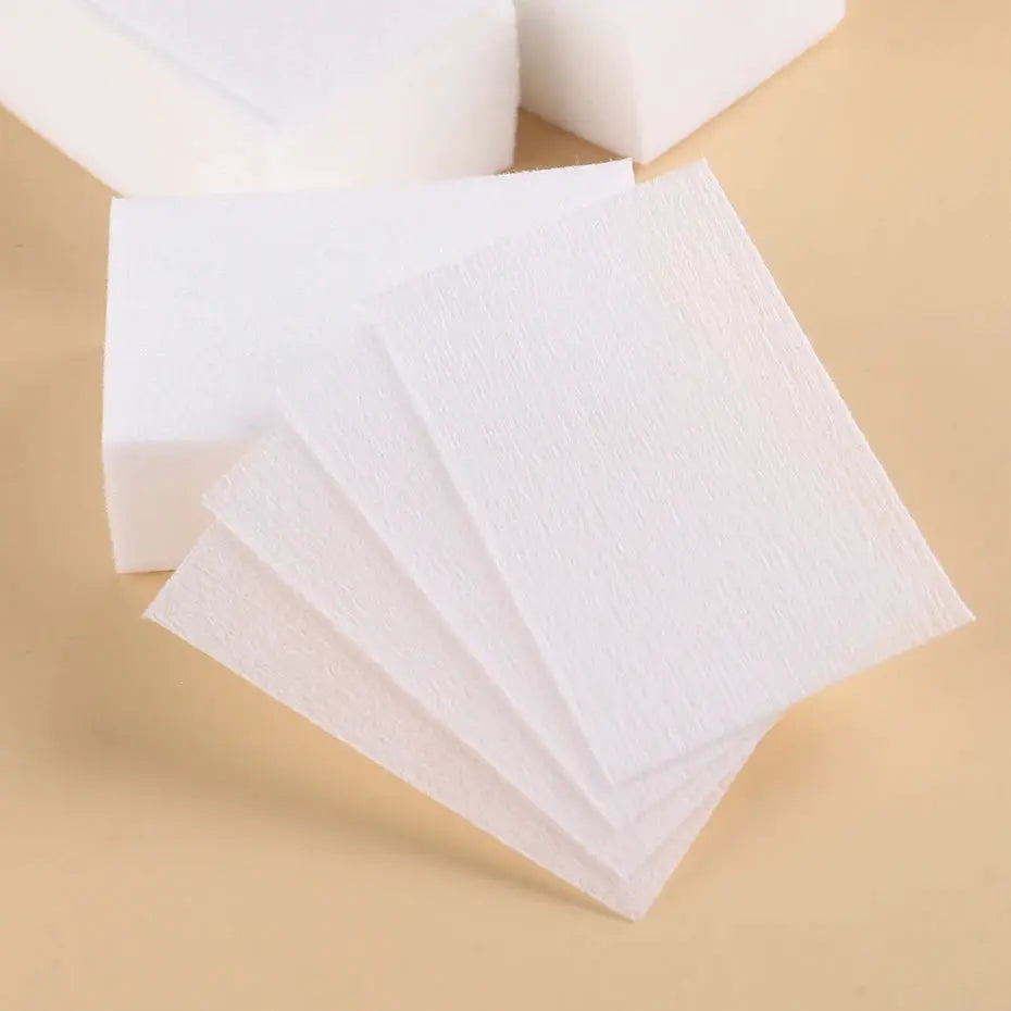 Lint-free nail polish remover wipes, white cotton pads for manicure, 450-count