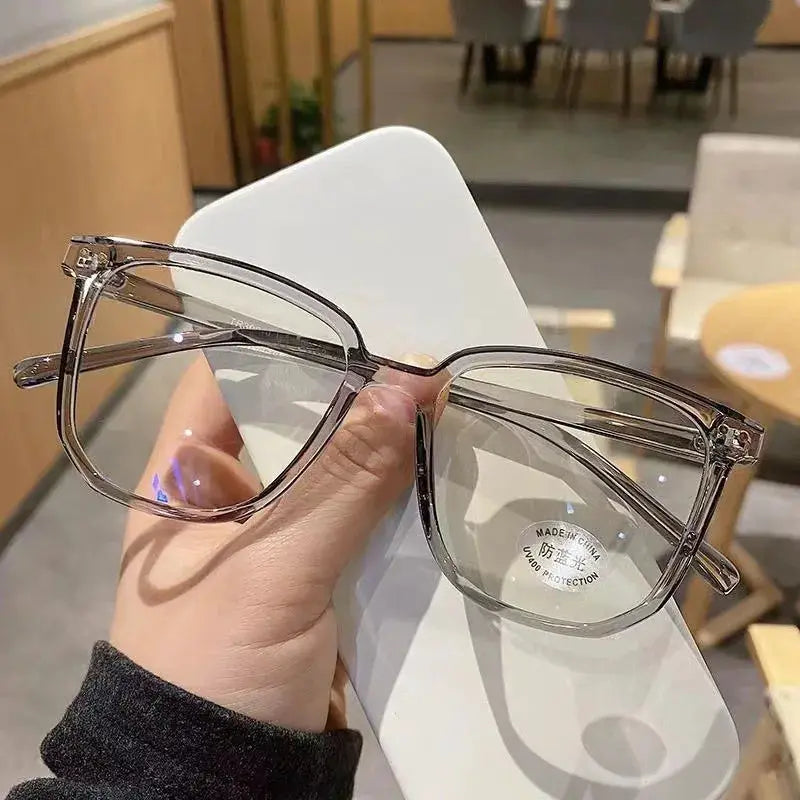 LumiVision Anti Blue Light Glasses For Women Regular Eyewear Frame Retro Flat Design Reduces Eye Strain