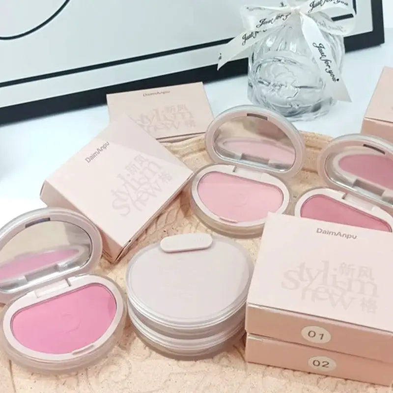 DaimAnpu Monochrome Honey Powder Blusher High Gloss Natural Brightening Rouge Setting Powder Cream