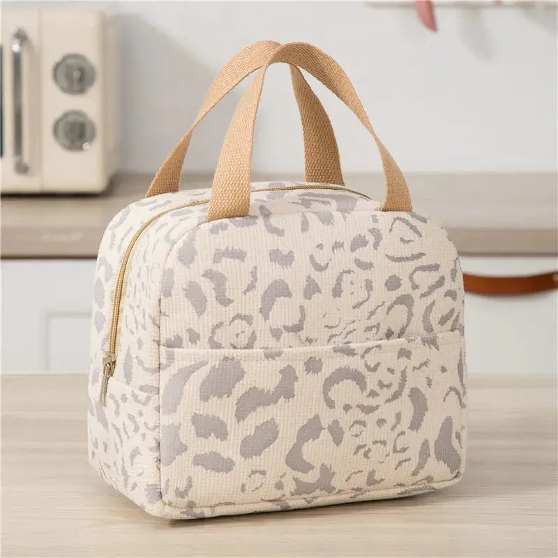 Ink Pattern Insulation Bag For Lunch And Bento Boxes Portable Lunch Box Bag For Outdoor Travel And Picnics