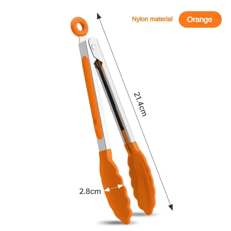 High Temperature Resistant Nylon And Stainless Steel Bread Clip For Outdoor BBQ And Kitchen Use