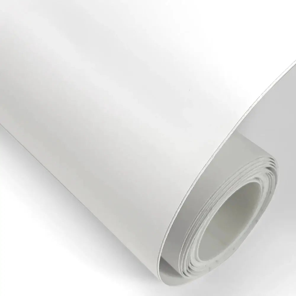 Matte white vinyl car wrap film roll; universal self-adhesive waterproof
