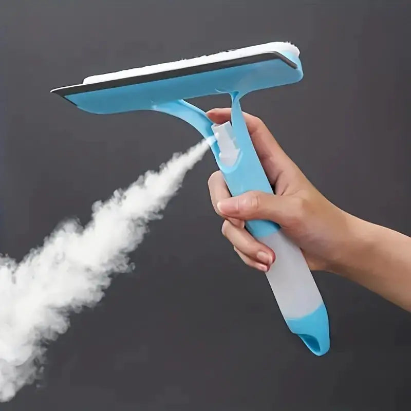 HomeMate Three In One Glass Cleaning Tool With Mirror Scraper Window Scraper And Watering Can For Streak Free Cleaning
