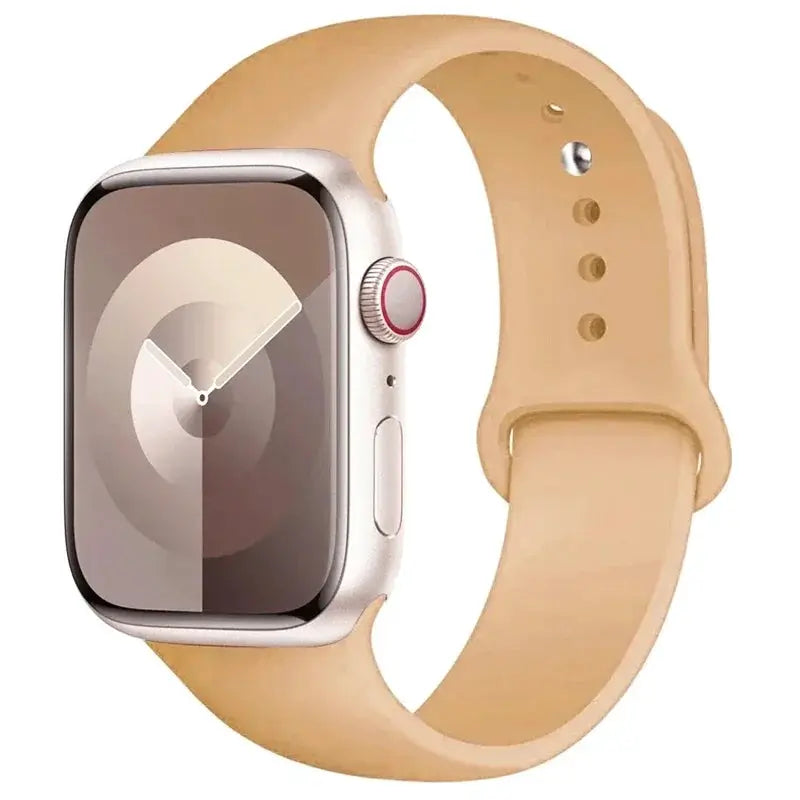 Silicone Band For Apple Watch straps 49mm 40mm 44 mm 45mm 46mm 42mm 41mm 38mm sports bracelet iWatch series 10 9 8 3 SE ultra 2