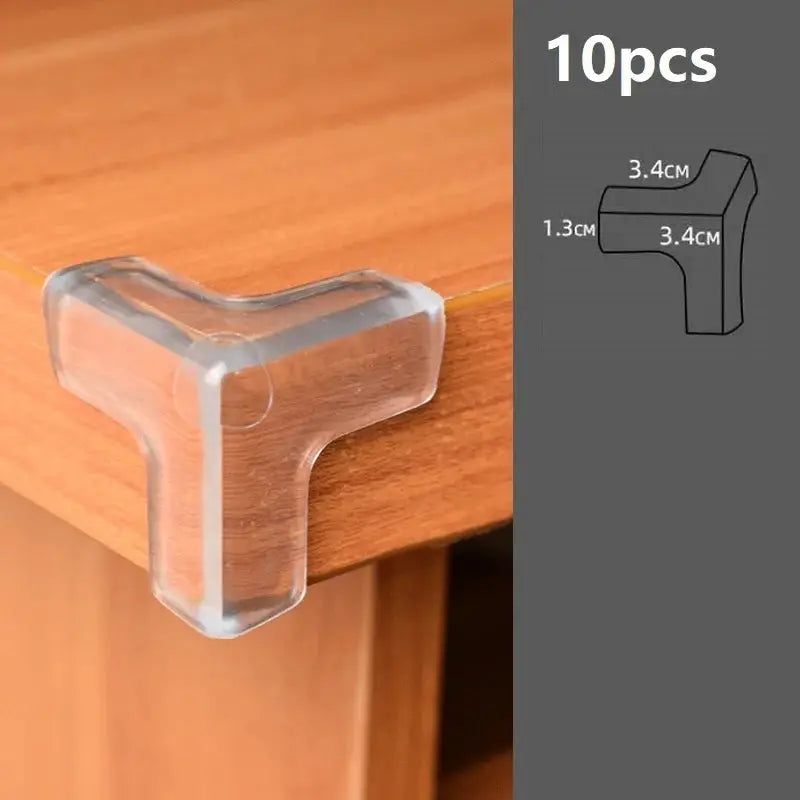 4 Pieces And 10 Pieces Children Baby Safety Silicone Corner Edge Protectors Anticollision Table Guards
