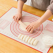 UNTIOR Silicone Baking Mat And Kneading Pad Nonstick Dough Mat For Pizza Cake Pastry Baking