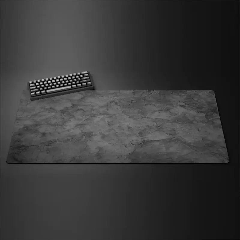 Dapesuom XXL Extended Gray Mouse Pad For Gaming And Work Non Slip Rubber Base Ultra Smooth Surface Desk Mat