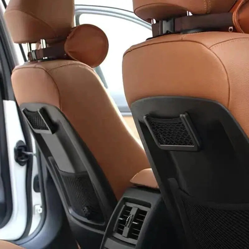 Back Seat Mesh Storage Bag For Cars Elastic Net Pocket Holder Car Interior Organizer For Phone Wallet Accessories