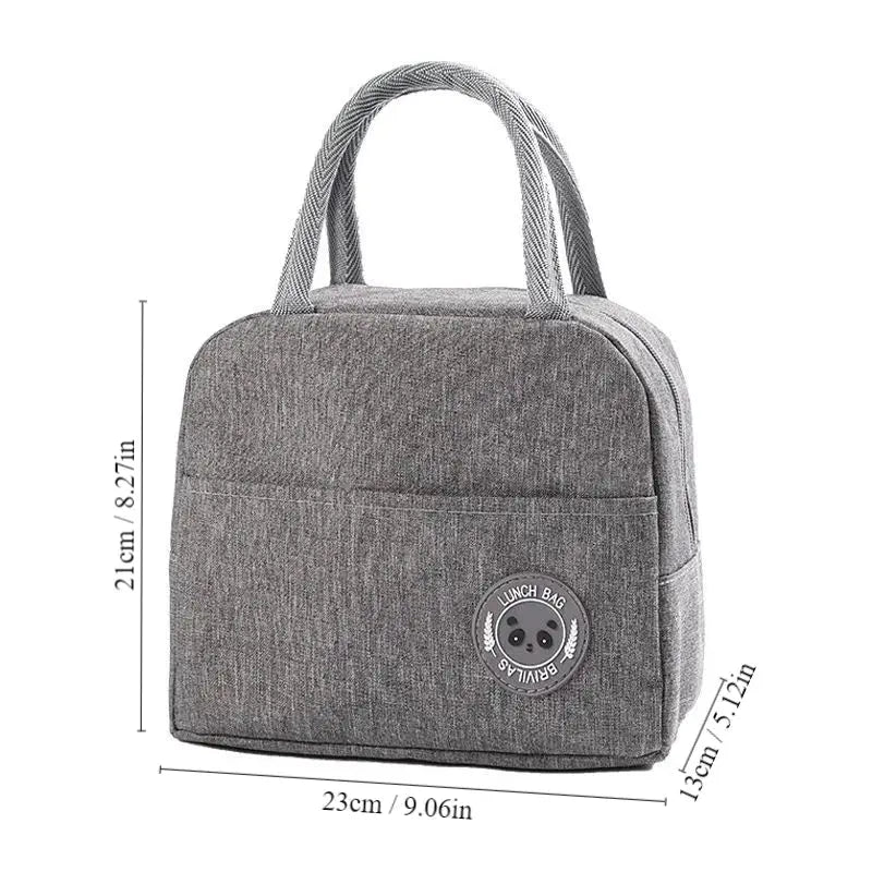 AuroraCarry Insulated Bento Lunch Bag Premium Aluminum Foil Insulation Keeps Meals Fresh Warm Or Cold Longer