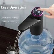 Portable 5 Gallon Water Dispenser with USB Charging and Automatic Pump for Home Office and Outdoor Use