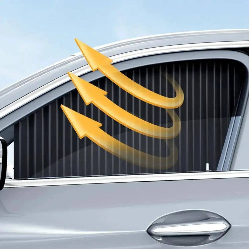 Car side window sun shade by Simples Market; dark privacy screen for sedan/SUV