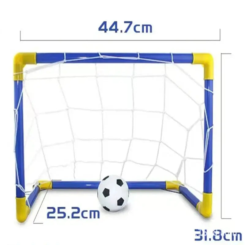 Lightweight Portable Micro Soccer Goal Set With Net Pump And Ball For Indoor Outdoor Training At Park And Beach