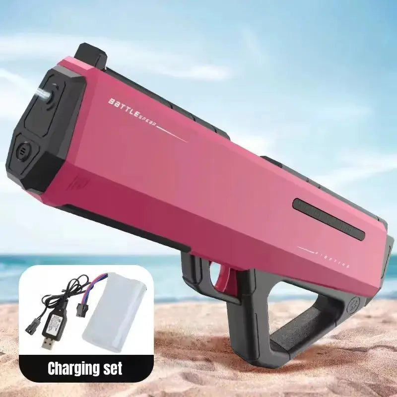 Automatically Absorbs Water High Pressure Electric Water Gun For Kids Summer Pool Games Outdoor Water Fight Gift